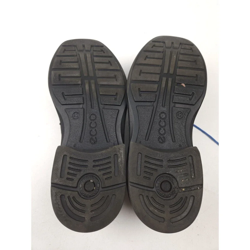 ECCO Men's Helsinki Bicycle Toe Leather Shoes Size 42 US 8-8.5 Black